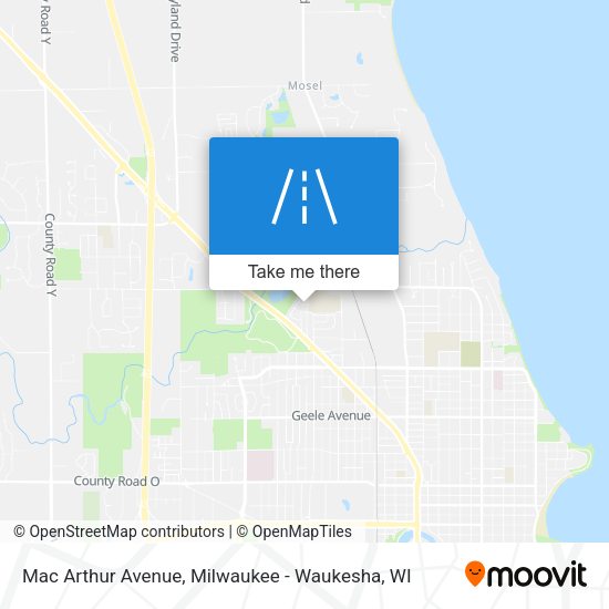 Mac Arthur Avenue map