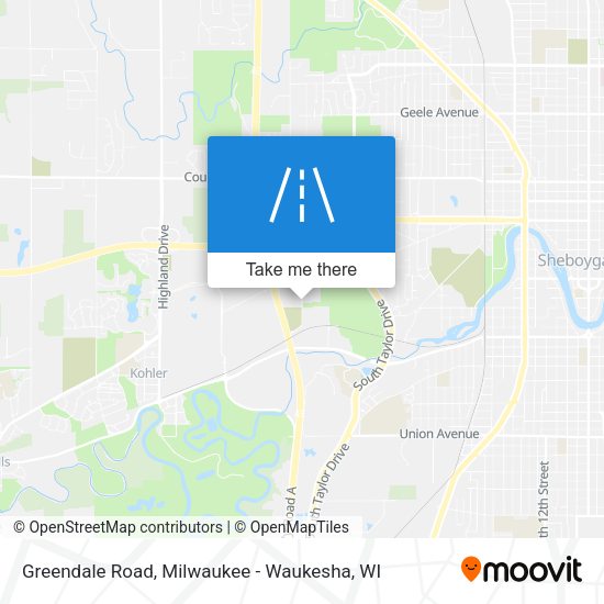 Greendale Road map