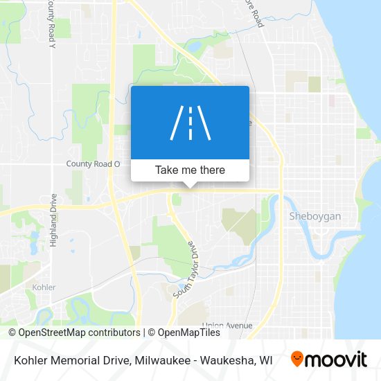 Kohler Memorial Drive map
