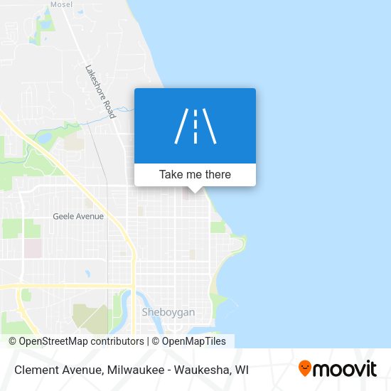 Mapa de Clement Avenue