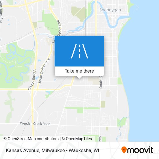 Mapa de Kansas Avenue