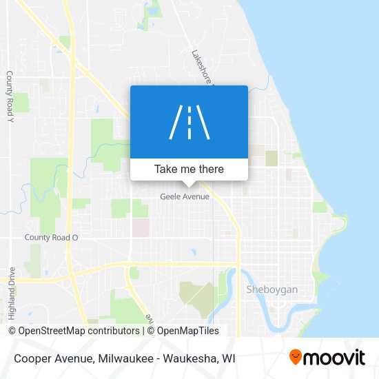 Mapa de Cooper Avenue