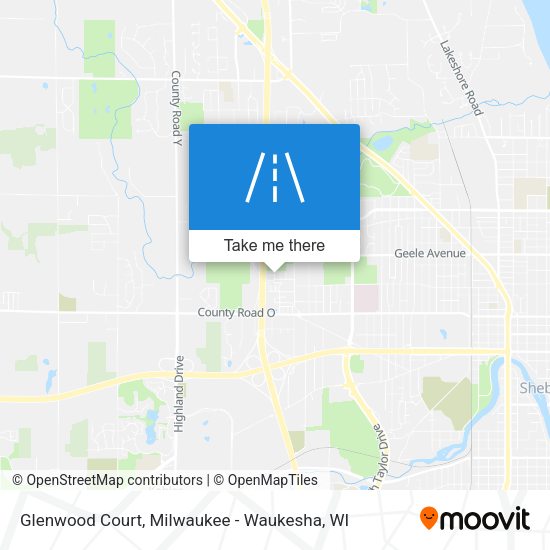 Glenwood Court map