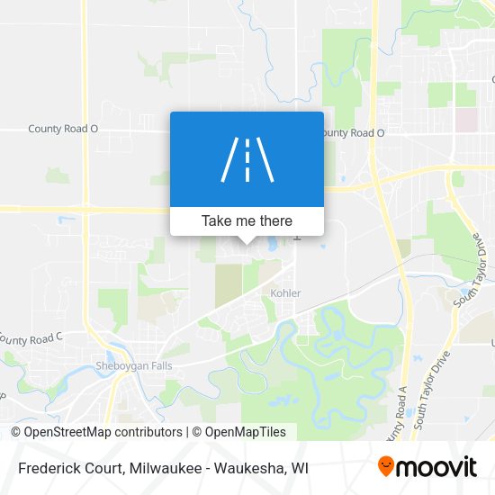 Frederick Court map