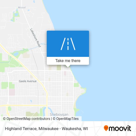 Highland Terrace map