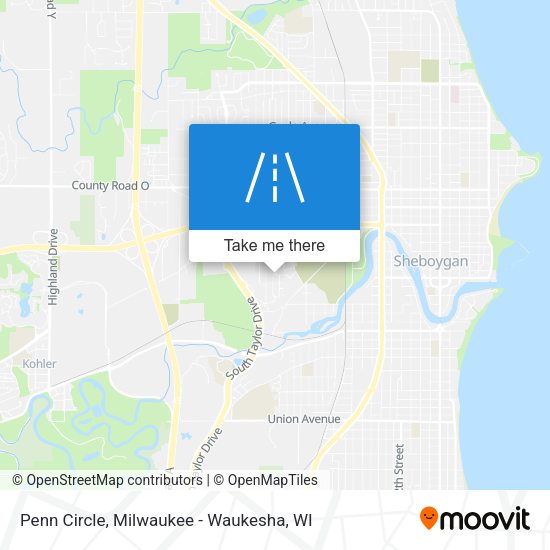 Mapa de Penn Circle