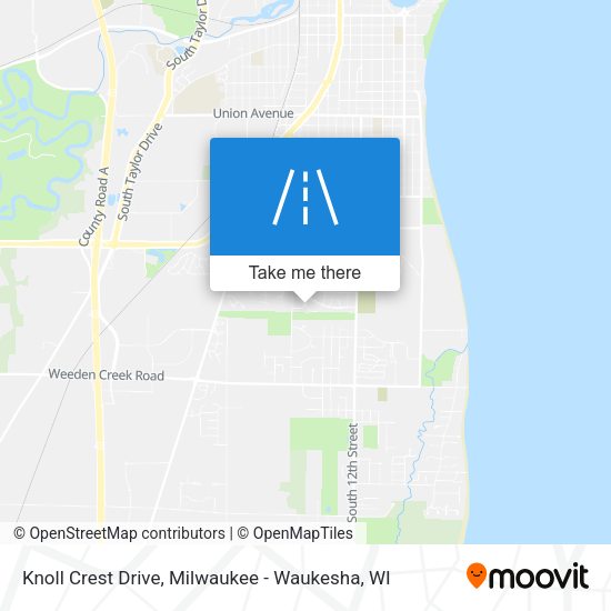 Knoll Crest Drive map