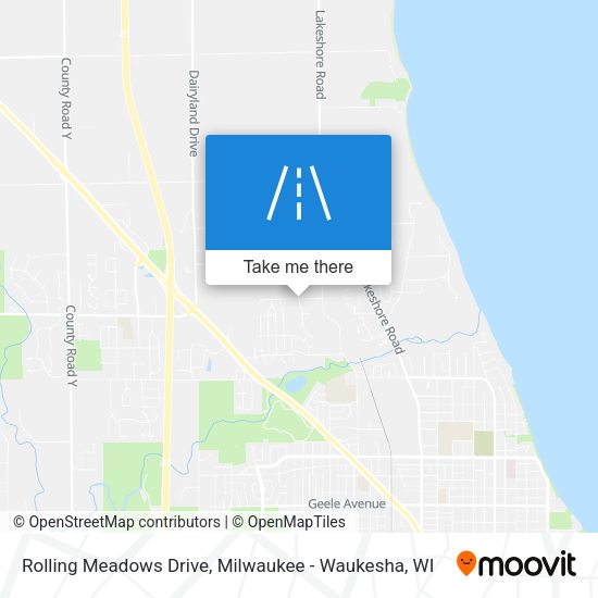 Rolling Meadows Drive map