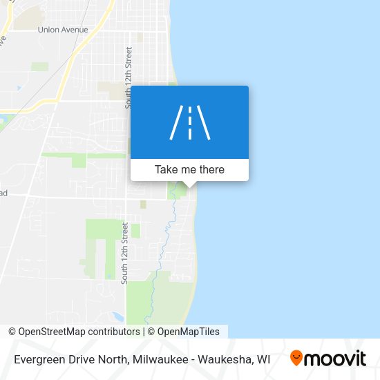 Evergreen Drive North map