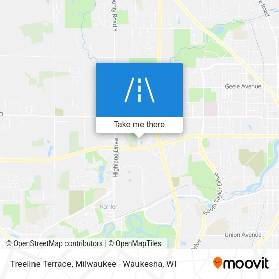 Treeline Terrace map