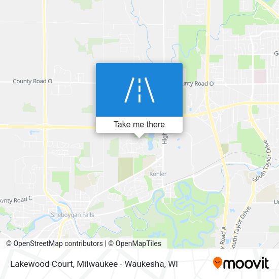 Lakewood Court map