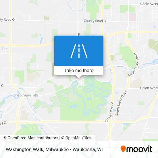 Washington Walk map