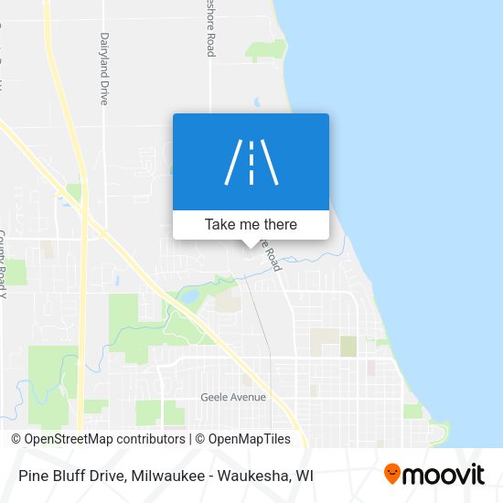 Pine Bluff Drive map