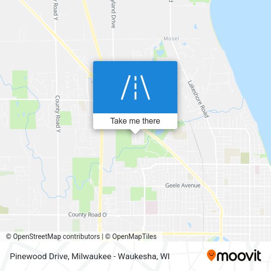 Mapa de Pinewood Drive