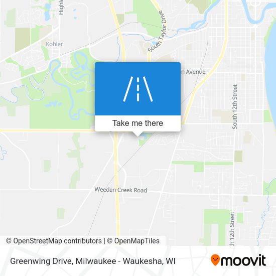 Greenwing Drive map