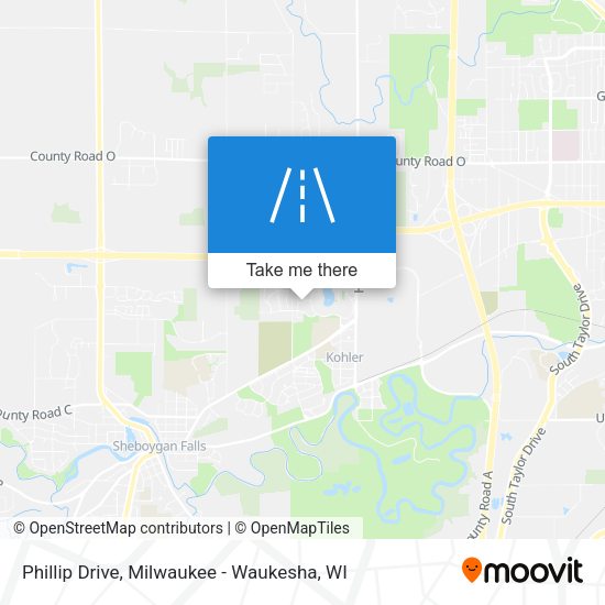Phillip Drive map