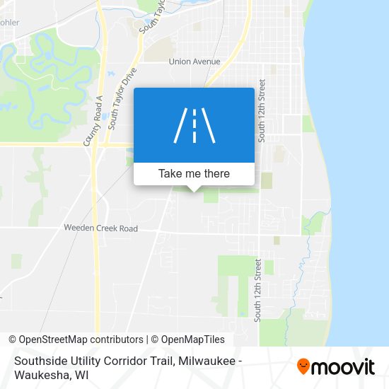 Southside Utility Corridor Trail map