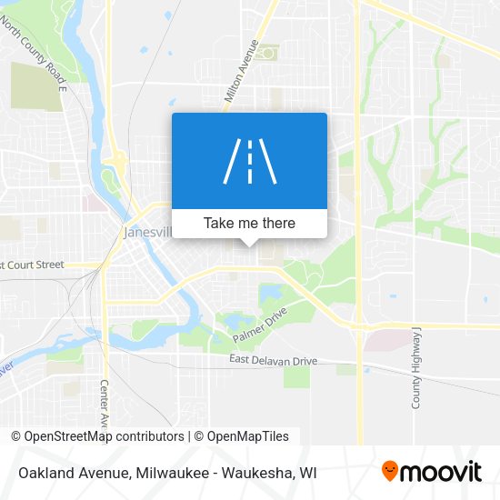 Oakland Avenue map