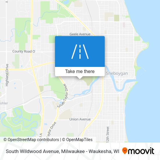 Mapa de South Wildwood Avenue