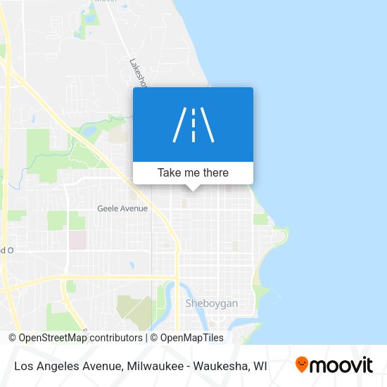 Mapa de Los Angeles Avenue