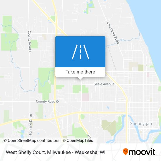West Shelly Court map