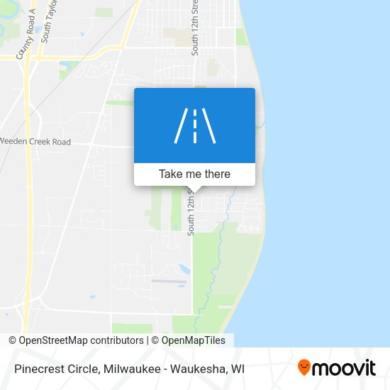 Pinecrest Circle map