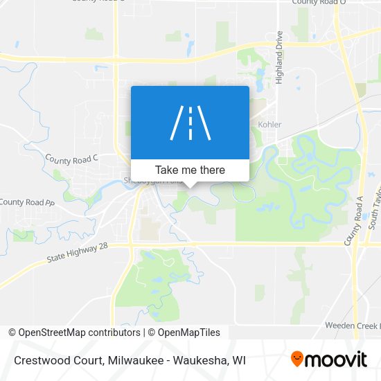Crestwood Court map