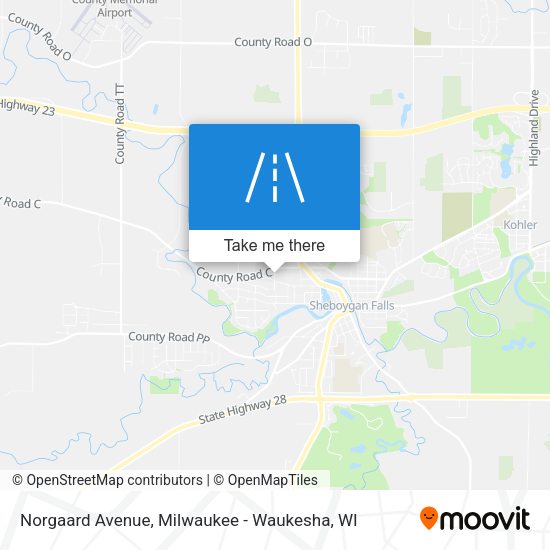 Mapa de Norgaard Avenue
