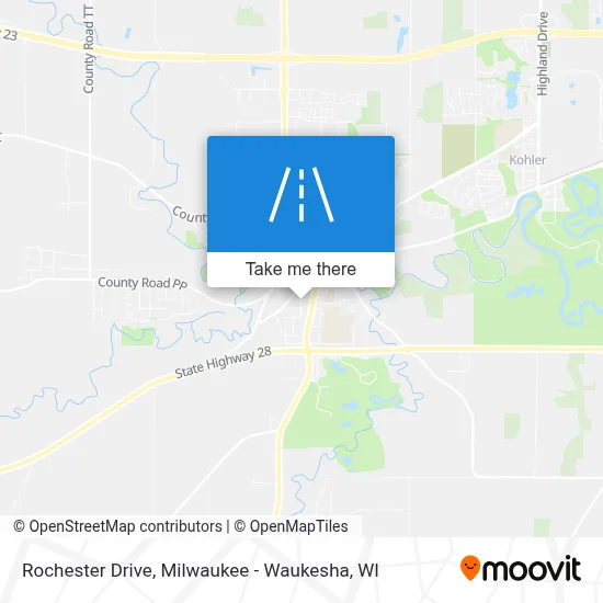 Rochester Drive map