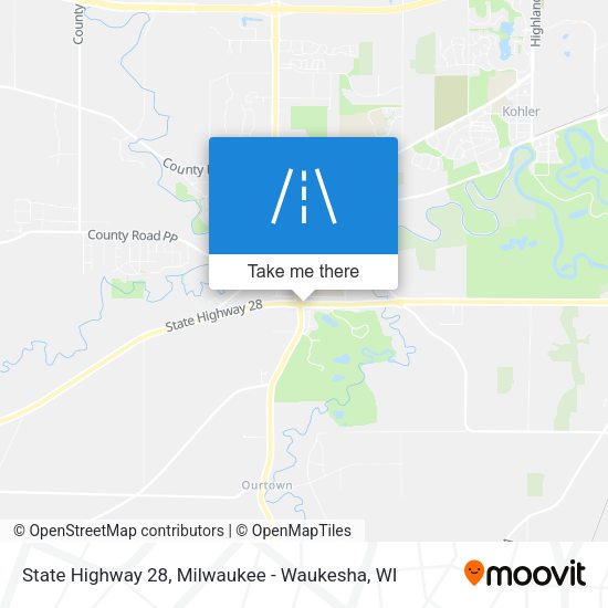State Highway 28 map