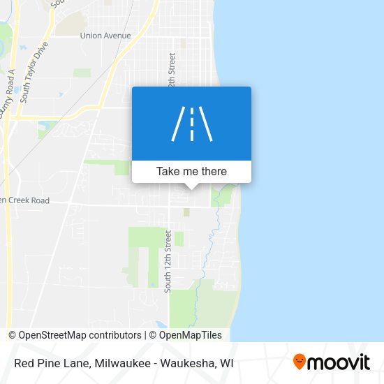 Red Pine Lane map