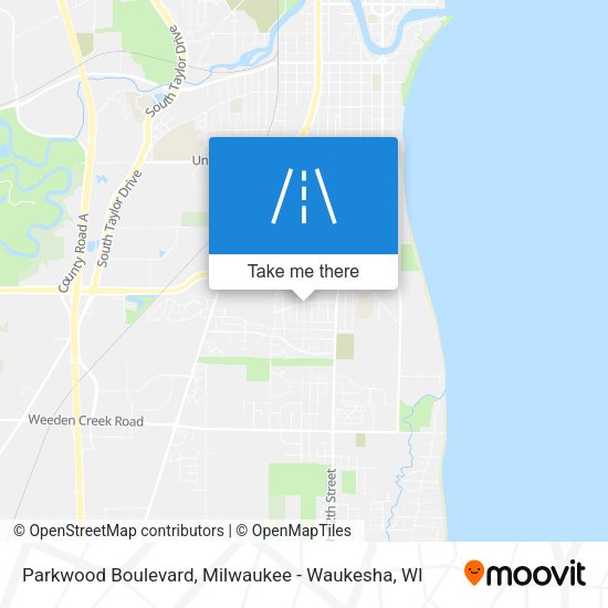 Mapa de Parkwood Boulevard