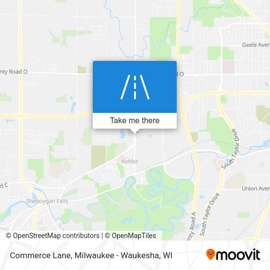 Commerce Lane map
