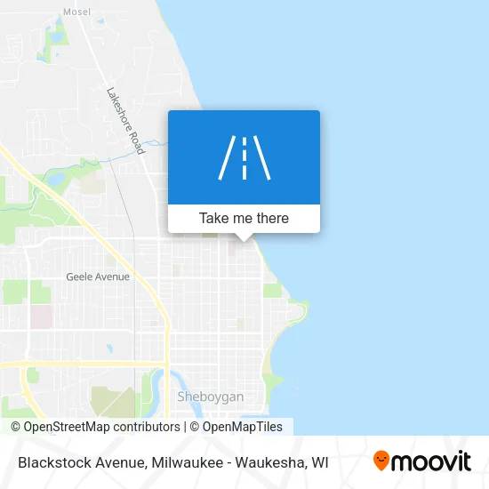 Mapa de Blackstock Avenue