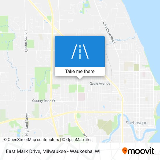 East Mark Drive map