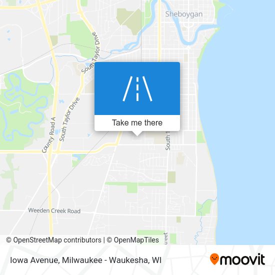 Iowa Avenue map