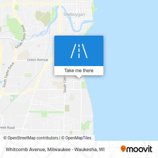 Whitcomb Avenue map