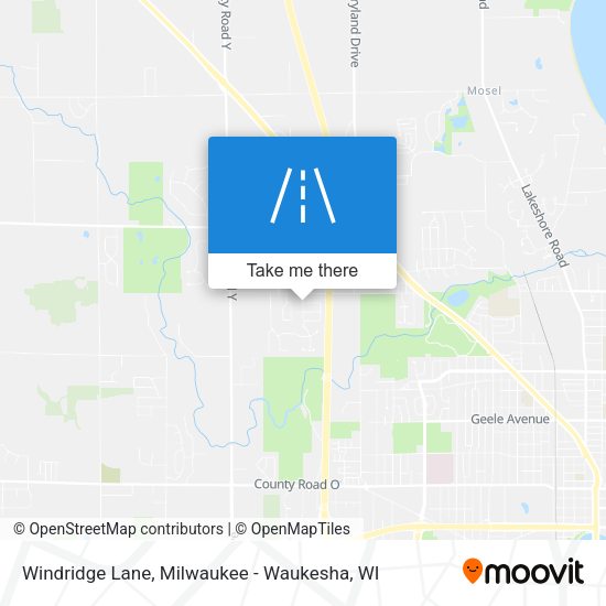 Windridge Lane map
