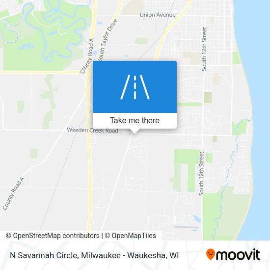 N Savannah Circle map
