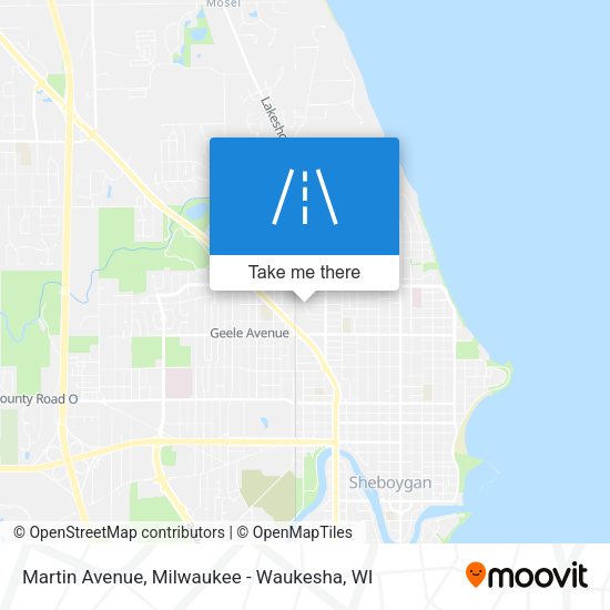 Martin Avenue map
