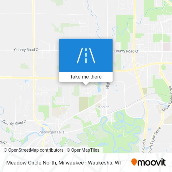 Meadow Circle North map