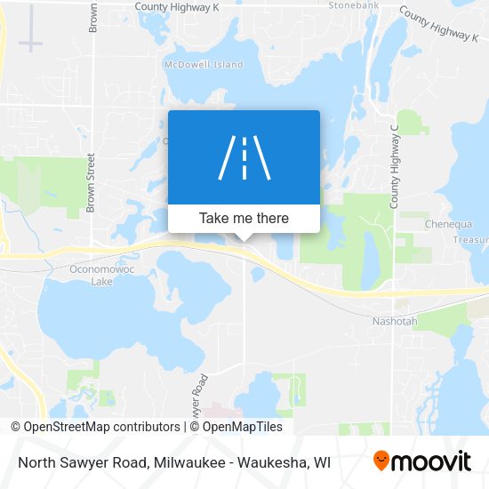 Mapa de North Sawyer Road