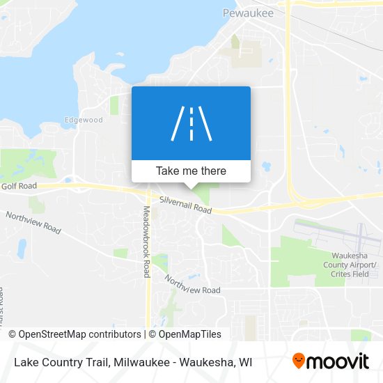 Mapa de Lake Country Trail