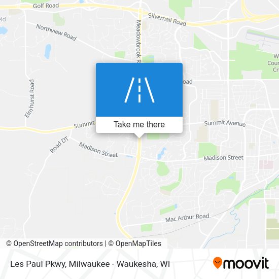 Les Paul Pkwy map