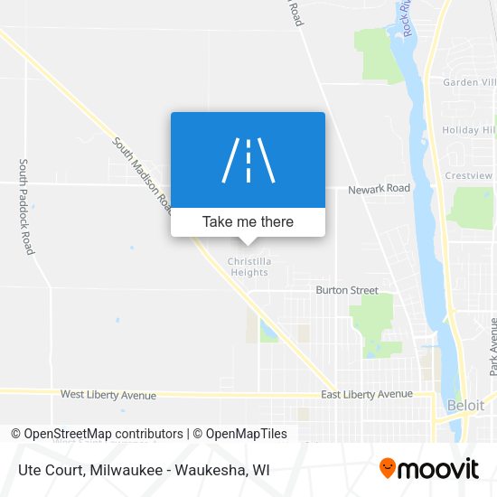 Ute Court map
