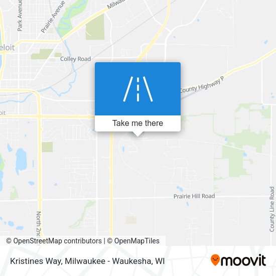 Kristines Way map
