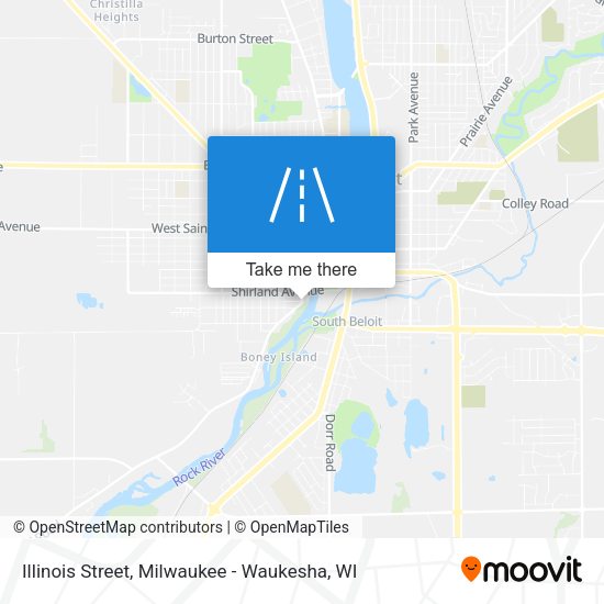 Mapa de Illinois Street