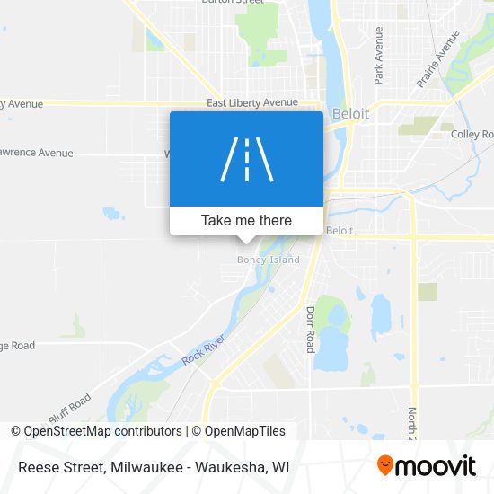 Reese Street map