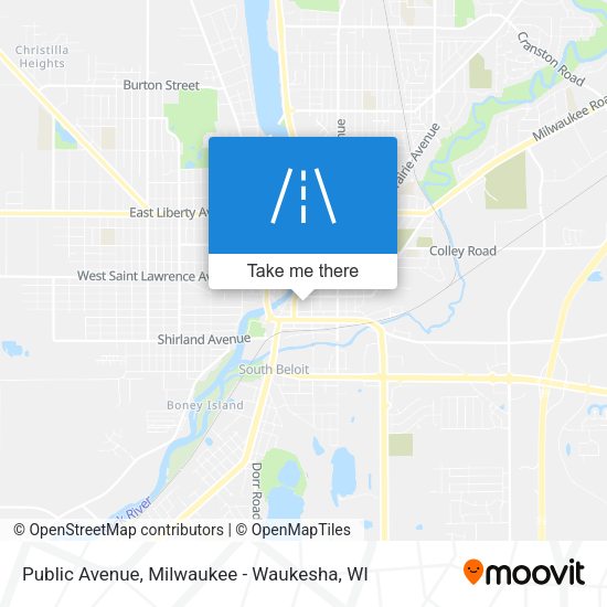 Public Avenue map