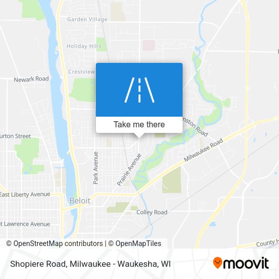 Shopiere Road map